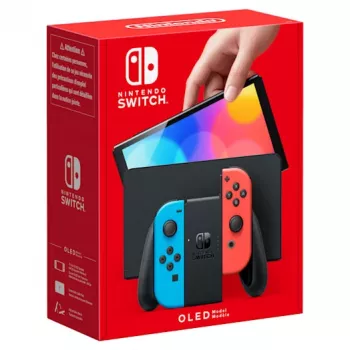Nintendo Switch OLED, Nintendo Switch, NVIDIA Custom Tegra, sininen, punainen, analoginen/digitaalinen, Home-painike, virtapainike, painikkeet