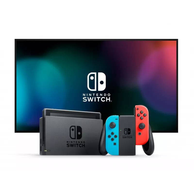Nintendo Switch kannettava pelikonsoli 15,8 cm (6,2 inch) 32 GB kosketusnäyttö WLAN sininen, harmaa, punainen