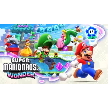 Nintendo Super Mario Bros. Wonder Standard saksa, hollanti, englanti, espanja, ranska, italia, japani, korea, portugali, venäjä Nintendo Switch