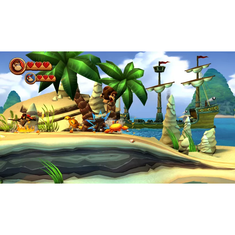 Nintendo Donkey Kong Country Returns HD, Nintendo Switch, moninpelitila, RP (ikäluokitus odottaa)