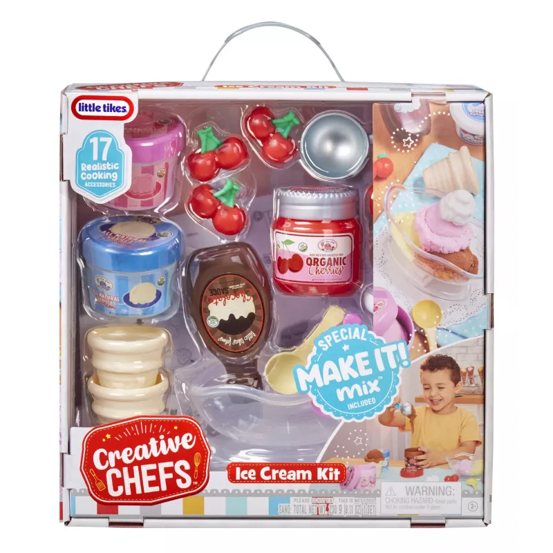 Little Tikes Creative Chefs jäätelösetti, jäätelösetti, 3 vuosi