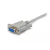 StarTech.com 10 ft ristijohdotettu DB9–DB25 sarja-nollamodeemikaapeli – naaras/uros