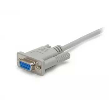 StarTech.com 10 ft ristijohdotettu DB9–DB25 sarja-nollamodeemikaapeli – naaras/uros
