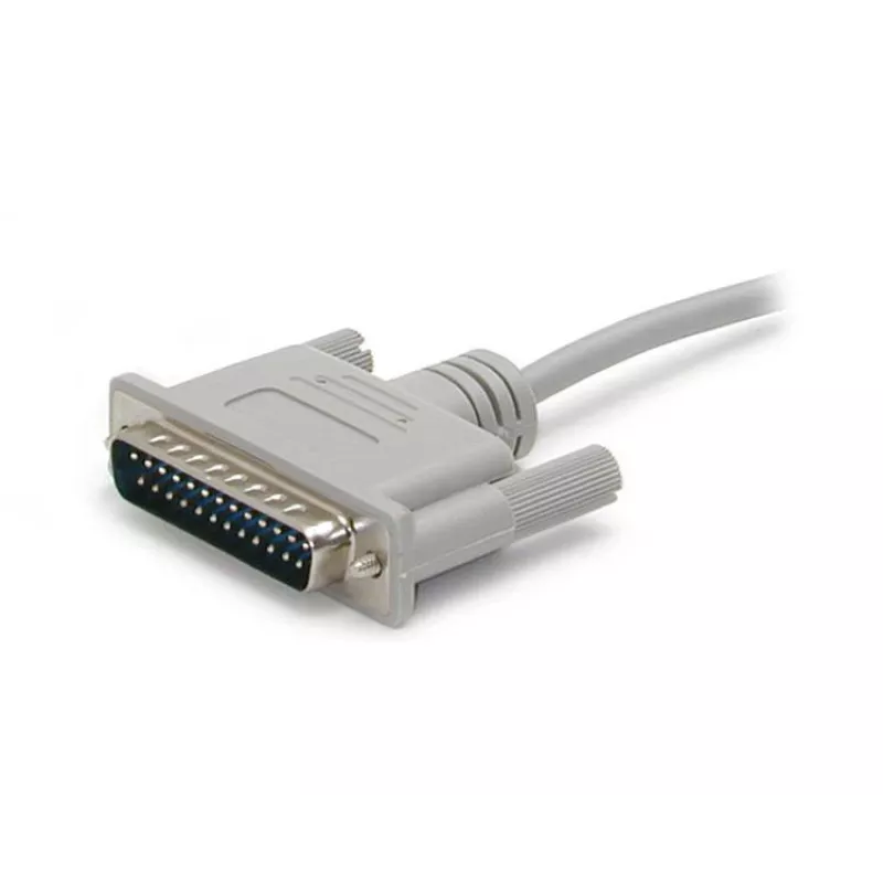 StarTech.com 10 ft ristijohdotettu DB9–DB25 sarja-nollamodeemikaapeli – naaras/uros