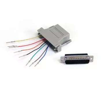 StarTech.com DB25–RJ45 modulaariadapteri – uros/naaras, DB-25, RJ-45, harmaa