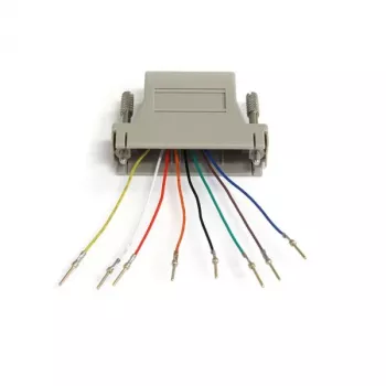 StarTech.com DB25–RJ45 modulaariadapteri – uros/naaras, DB-25, RJ-45, harmaa