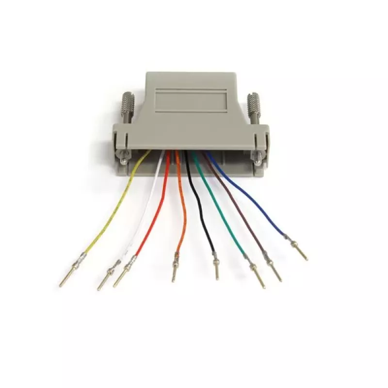 StarTech.com DB25–RJ45 modulaariadapteri – uros/naaras, DB-25, RJ-45, harmaa