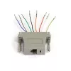 StarTech.com DB25–RJ45 modulaariadapteri – uros/naaras, DB-25, RJ-45, harmaa