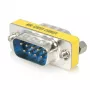 StarTech.com Slimline Serial DB9 -adapteri – uros/uros, DB-9, DB-9, hopea