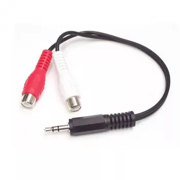 StarTech.com 6in stereoäänikaapeli – 3,5 mm uros 2x RCA naaras