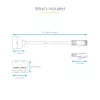 StarTech.com 2–1 RJ45 jakokaapeliadapteri – naaras/uros, 10/100Base-T(X), Cat5e, harmaa, polyvinyylikloridi (PVC), 0,33 m, uros/naaras