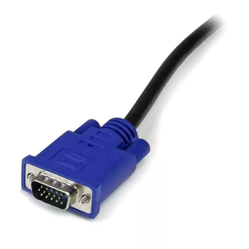 StarTech.com 10 ft ultraohut USB VGA 2-in-1 KVM-kaapeli, 3 m, VGA, musta, USB, USB A + VGA, VGA