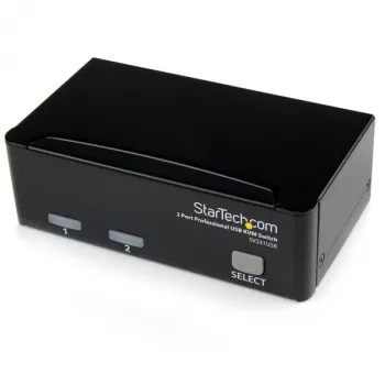 StarTech.com 2 portin ammattimainen USB KVM-kytkinpaketti kaapeleilla