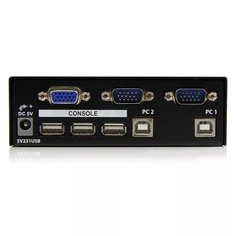 StarTech.com 2 portin ammattimainen USB KVM-kytkinpaketti kaapeleilla