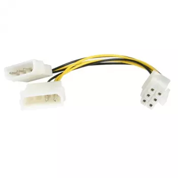 StarTech.com 6in LP4–6-pin PCI Express näytönohjaimen virtalähde-adapterikaapeli