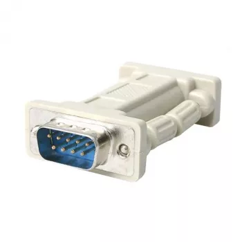 StarTech.com DB9 RS232 sarja-nollamodeemiadapteri – uros/naaras, DB9, DB9, harmaa