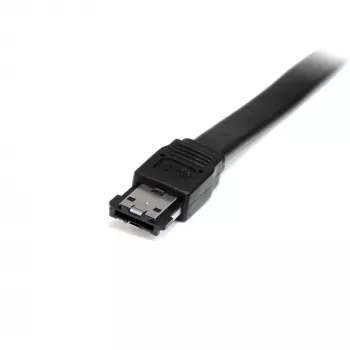 StarTech.com 1,8 m suojattu ulkoinen eSATA-kaapeli uros/uros, 1,8 m, eSATA, eSATA, eSATA, uros/uros, musta