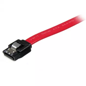 StarTech.com 12 tuuman lukittuva SATA-kaapeli, 0,304 m, SATA III, SATA 7-pin, SATA 7-pin, uros/uros, punainen