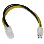 StarTech.com 8 tuuman ATX12V 4-pin P4 CPU-virtajohdon jatkokaapeli – uros/naaras