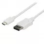 StarTech.com 1,8 m USB-C - DisplayPort 1.2 -kaapeli 4K 60 Hz – USB-C - DisplayPort-sovitinkaapeli HBR2 – DP Alt Mode - DP-näyttö-videokaapeli – yhteensopiva Thunderbolt 3:n kanssa – valkoinen