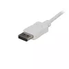 StarTech.com 1,8 m USB-C - DisplayPort 1.2 -kaapeli 4K 60 Hz – USB-C - DisplayPort-sovitinkaapeli HBR2 – DP Alt Mode - DP-näyttö-videokaapeli – yhteensopiva Thunderbolt 3:n kanssa – valkoinen