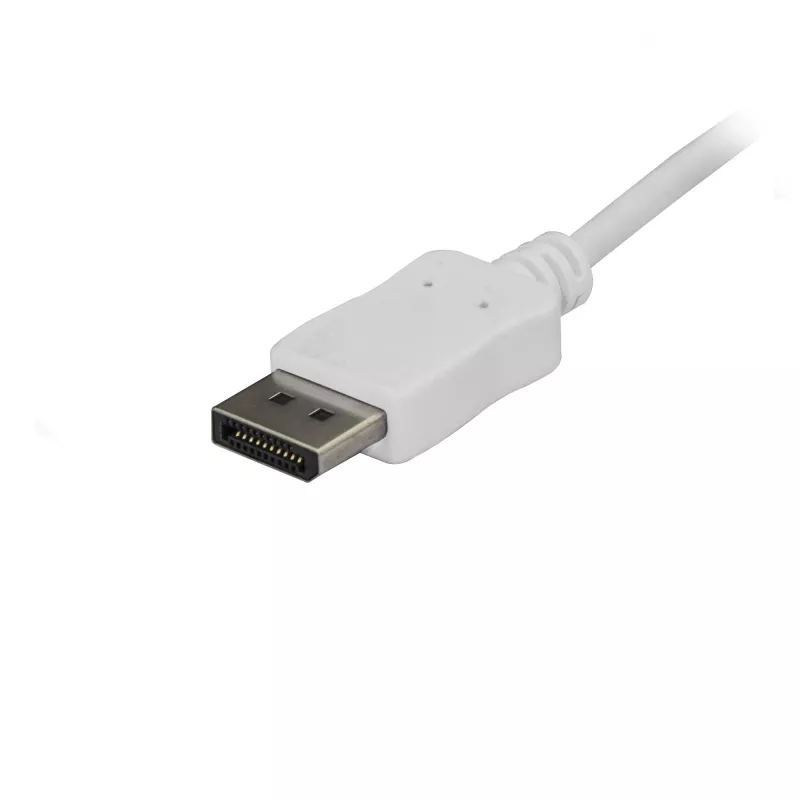 StarTech.com 1,8 m USB-C - DisplayPort 1.2 -kaapeli 4K 60 Hz – USB-C - DisplayPort-sovitinkaapeli HBR2 – DP Alt Mode - DP-näyttö-videokaapeli – yhteensopiva Thunderbolt 3:n kanssa – valkoinen