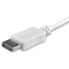 StarTech.com 1 m USB-C - DisplayPort 1.2 -kaapeli 4K 60 Hz – USB-C - DisplayPort-sovitinkaapeli HBR2 – USB Type-C DP Alt Mode - DP-näyttö-videokaapeli – toimii Thunderbolt 3:n kanssa – valkoinen