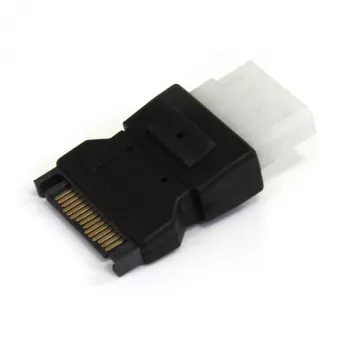 StarTech.com SATA - LP4 -virtakaapelisovitin, SATA (15-pin), LP4 (4-pin), musta