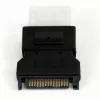 StarTech.com SATA - LP4 -virtakaapelisovitin, SATA (15-pin), LP4 (4-pin), musta