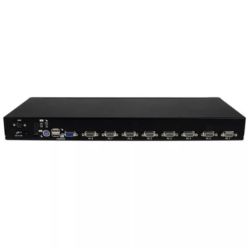 StarTech.com 8-porttinen 1HE rack-asennettava USB PS/2 KVM-kytkin OSD:llä