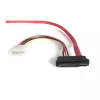 StarTech.com 18 tuuman SAS 29-pin - SATA-kaapeli LP4-virtaliitännällä