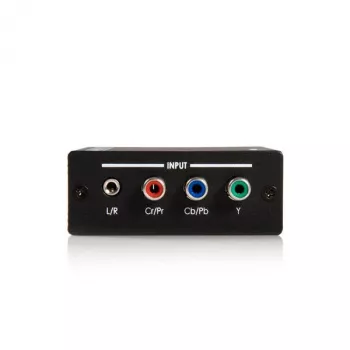 StarTech.com Component - HDMI -videomuunnin äänellä, musta, RoHS, CE, FCC, 1080p, HDMI, 5 V, 80 mm