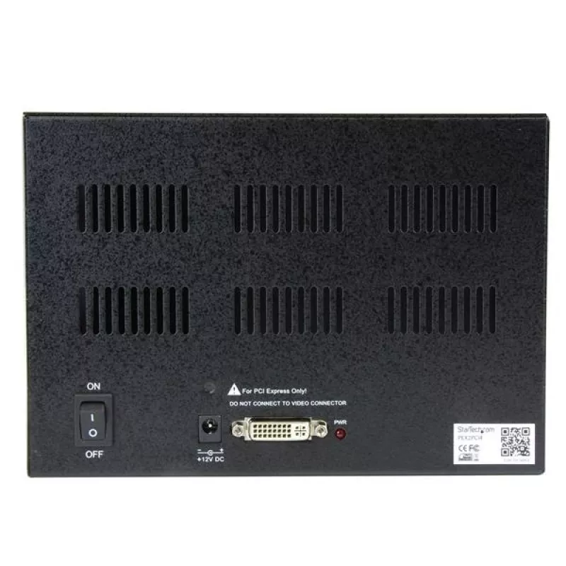StarTech.com PCI Express - 4 paikan PCI-laajennusjärjestelmä, musta, CE, FCC, RoHS, 12 V, 3 A, 0 - 55 °C, -40 - 75 °C