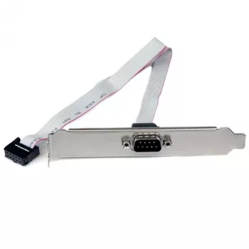 StarTech.com 16 in (40 cm) 9-pin sarjaliitin uros - 10-pin emolevyn liitinpaikan slot-levy