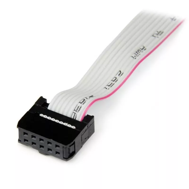 StarTech.com 16 in (40 cm) 9-pin sarjaliitin uros - 10-pin emolevyn liitinpaikan slot-levy