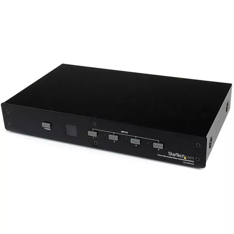 StarTech.com 4-kertainen VGA video-audio-kytkin RS232-ohjauksella