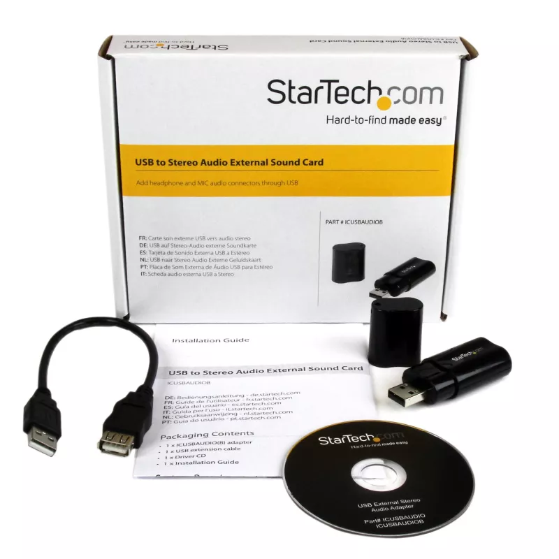 StarTech.com USB-stereoäänisovitin ulkoinen äänikortti