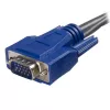StarTech.com 1,8 m ultraohut USB-VGA-2-in-1-KVM-kaapeli, musta, VGA, USB A + VGA, uros/uros, 189 g