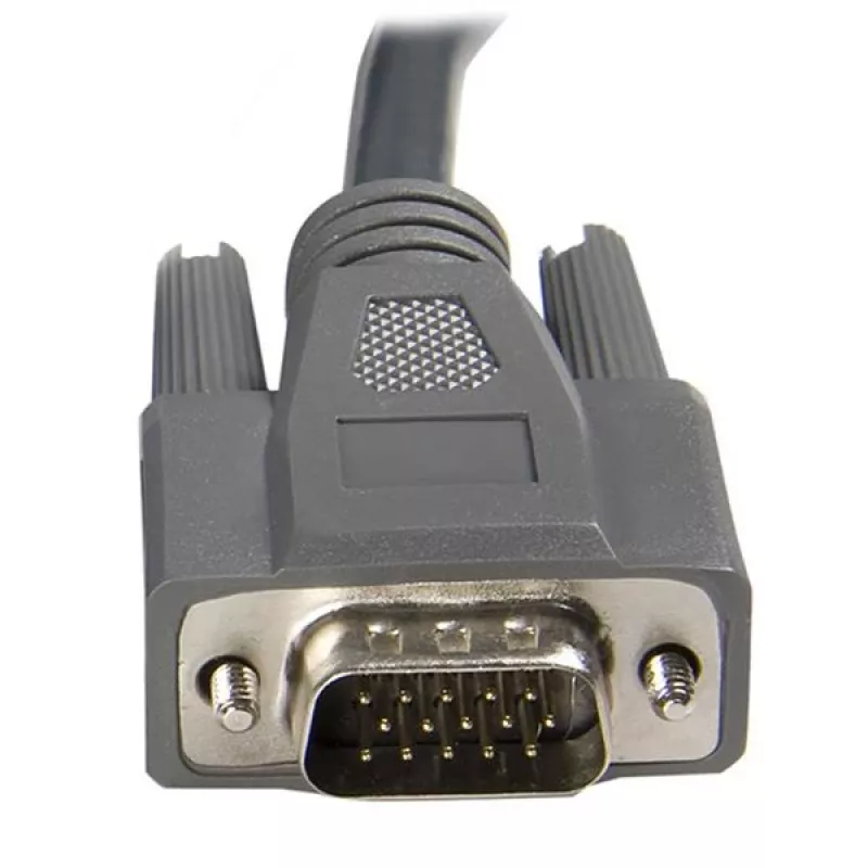 StarTech.com 1,8 m ultraohut USB-VGA-2-in-1-KVM-kaapeli, musta, VGA, USB A + VGA, uros/uros, 189 g