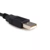 StarTech.com ICUSB128410 10 ft (3 m) USB-rinnakkaiskirjoitinsovitinkaapeli, uros/uros, musta