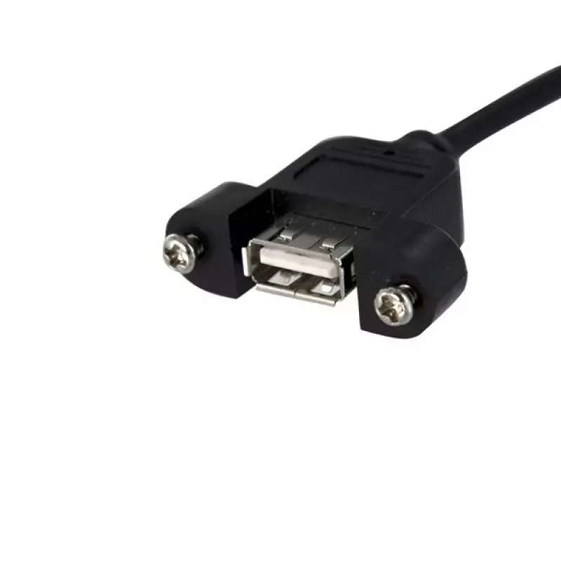 StarTech.com 0,3 m paneeliasennettava USB-kaapeli – USB-A - emolevyn liitinkaapeli naaras/naaras
