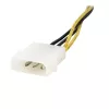 StarTech.com 15,2 cm 4-pin - 8-pin EPS -virtalähdesovitin LP4:llä - uros/naaras
