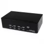 StarTech.com 4-porttinen Dual-DVI-USB-KVM-kytkin äänellä ja USB 2.0 -keskittimellä