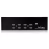 StarTech.com 4-porttinen Dual-DVI-USB-KVM-kytkin äänellä ja USB 2.0 -keskittimellä