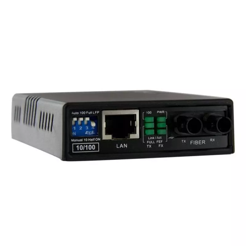 StarTech.com 10/100 monimuotokuitu kupari Fast Ethernet -mediakonvertteri ST 2 km