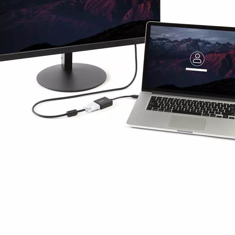 StarTech.com Mini DisplayPort - DVI -sovitin - Mini DP - DVI-D -muunnin - 1080p-video - VESA-sertifioitu - mDP tai Thunderbolt 1/2 Mac/PC - DVI-näyttö - mDP 1.2 - DVI Single-Link -dongle