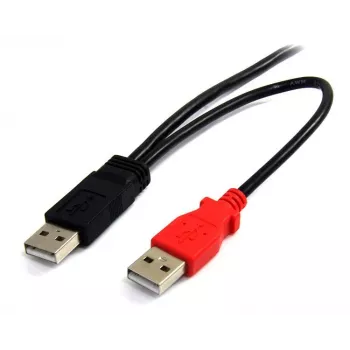 StarTech.com 1,8 m USB-Y-kaapeli ulkoisille kiintolevyille – USB-A - Mini-B