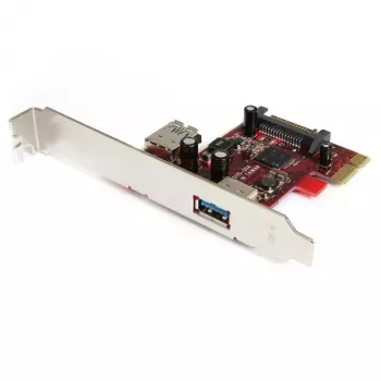 StarTech.com 2 portin PCI Express SuperSpeed USB 3.0 -kortti UASP-tuella - 1 sisäinen 1 ulkoinen