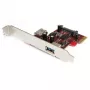 StarTech.com 2 portin PCI Express SuperSpeed USB 3.0 -kortti UASP-tuella - 1 sisäinen 1 ulkoinen