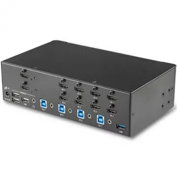 StarTech.com 4 portin HDMI KVM-kytkin – 4K 30Hz – kahden näytön tuki